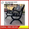 Ghế công viên sân vườn hoa văn đẹp