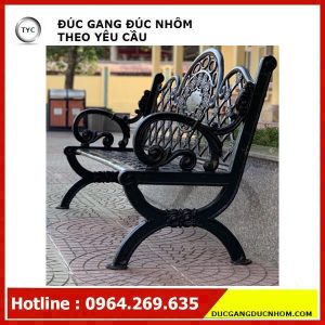 Ghế công viên sân vườn hoa văn đẹp
