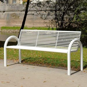 Ghế công viên Sắt Rèn Ghế công viên Giải Trí Ngoài Trời Đơn Giản Tựa Lưng Ghế băng Ngoài Trời Hoàn Thành Ghế Vuông Phong Cảnh Sân Vườn Ghế