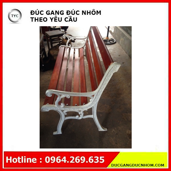 Ghế công viên số 11 dài 1m2 nặng 38kg Ghế công viên số 11 dài 1m2 nặng 38kg