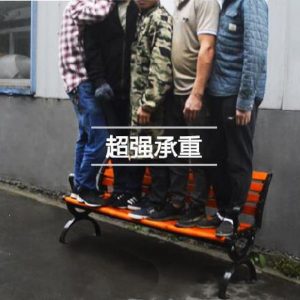 Ghế dài ngoài trời bằng gỗ Ghế công viên Ghế cố định Ghế băng ngoài trời trong nhà và ngoài trời chống ăn mòn gỗ rắn ba người - Hình 4