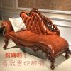 Ghế dài phong cách châu Âu Ghế dài phong cách Mỹ mới Ghế dài làm đẹp bằng gỗ chắc chắn Ghế tựa màu cổ phòng ngủ giường đi văng da Ghế dài đi văng