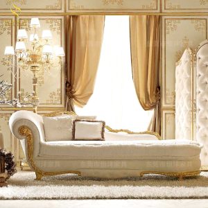 Ghế dài phong cách châu Âu ghế sofa gỗ chắc chắn ghế phòng chờ phòng ngủ ghế dài nhung trắng ghế sofa vải ghế chạm khắc