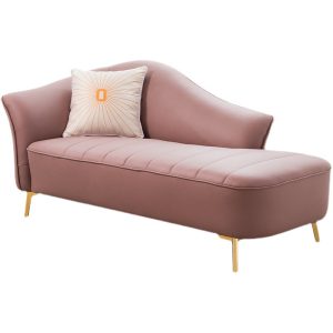Ghế dài phong cách Italy đèn đơn phòng ngủ sang trọng Ghế dài đơn giản làm đẹp phòng nhỏ sofa lười da nghệ thuật sập - Hình 4