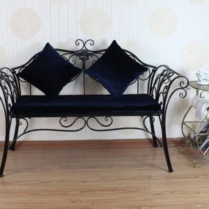Ghế đôi Ghế sân vườn Ghế sắt rèn Ghế giải trí ngoài trời Ghế băng Ghế công viên sân vườn Ghế công viên - Hình 4