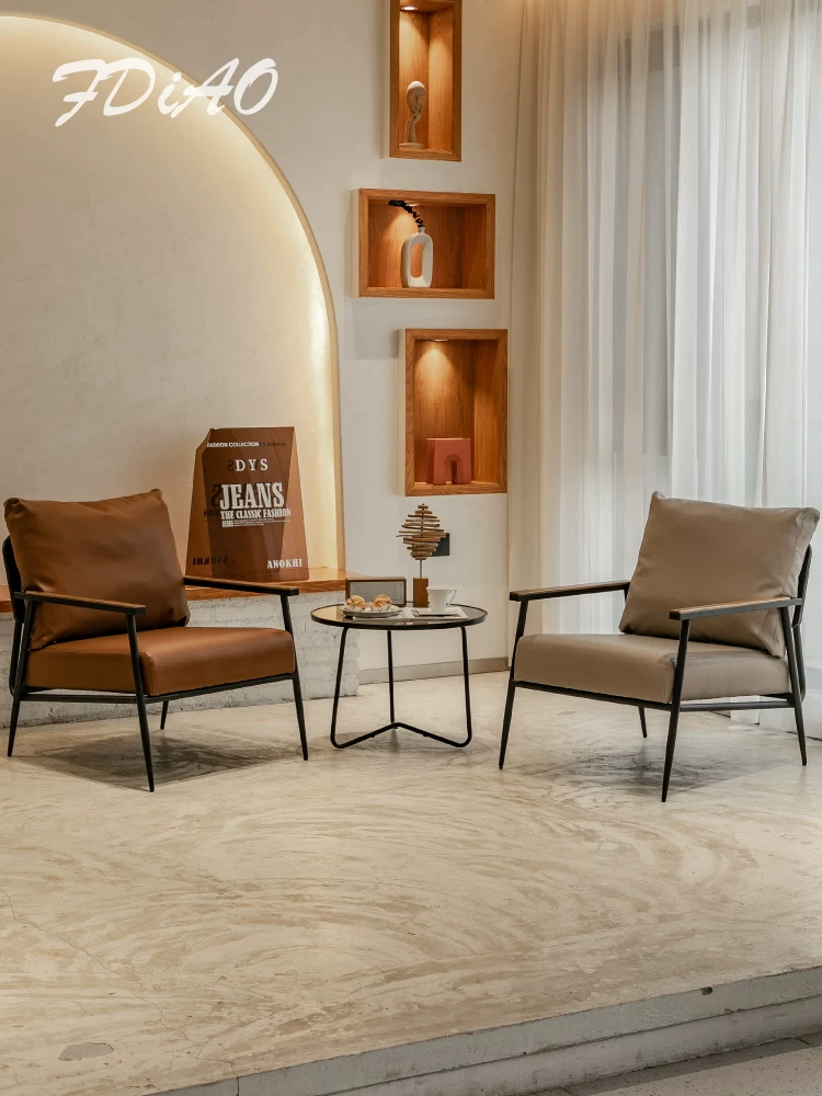 Ghế đơn ban công phòng khách sang trọng: Ghế giải trí và sofa đơn cafe ánh sáng hiện đại - Hình 2 Ghế đơn ban công phòng khách sang trọng: Ghế giải trí và sofa đơn cafe ánh sáng hiện đại - Hình 2