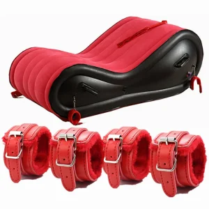 Ghế Du Lịch Bơm Hơi Sofa Giường Bộ Bàn Ghế Sân Vườn Nhung Cắm Trại Ghế Thư Giãn Phòng Chờ Ghế Ngoài Trời - Hình 3