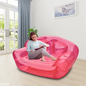 Ghế Hai Người Trong Suốt Ghế Sofa Bơm Hơi Đảng Phòng Khách Bể Bơi Sofa PVC Bơm Hơi Đồ Ngoài Trời