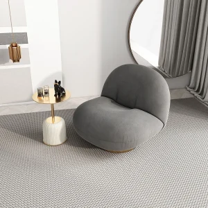 Ghế Internet Ins Sofa Lười Tất Nam Phòng Khách Ban Công Nằm Phòng Ngủ Trắng Béo Sofa Đơn Ghế Lười Ghế Giải Trí Vanity Ghế Bắc Âu - Hình 2