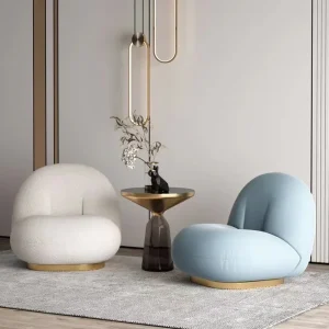 Ghế Internet Ins Sofa Lười Tất Nam Phòng Khách Ban Công Nằm Phòng Ngủ Trắng Béo Sofa Đơn Ghế Lười Ghế Giải Trí Vanity Ghế Bắc Âu - Hình 4