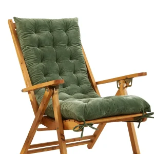 Ghế Inyahome Rocking Patio Lounge Ghế Đệm với Ties Đệm lưng ghế quá tải Pad Búi Gối cho ngoài trời trong nhà