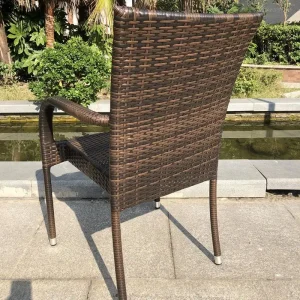 Ghế Mây Ngoài Trời Sân Thượng Ghế Giải Trí Cafe Quán Trà Sữa Ghế Mây Sân Vườn Ngoài Trời Ghế Tay Vịn - Hình 2
