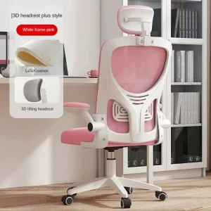 Ghế Máy Tính Công Thái Học Ký Túc Xá Sinh Viên Học Tập Lưới Thoải Mái Nâng Xoay Ghế Nhân Viên Thể Thao Điện Tử Ghế Văn Phòng Tại Nhà - Hình 3