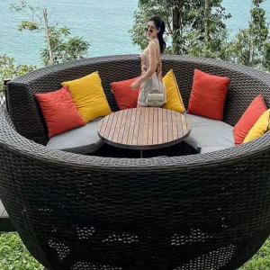 Ghế ngoài trời check-in và chụp ảnh Ghế Tổ chim Sân vườn Bali Xích đu tổ chim - Hình 3