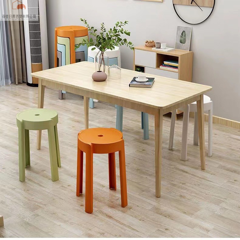 Ghế nhựa bán buôn nhà có thể xếp chồng lên nhau dày băng ghế cao lưới ghế màu đỏ phòng khách xếp chồng lên nhau phân tròn ghế ăn đơn giản - Hình 2 Ghế nhựa bán buôn nhà có thể xếp chồng lên nhau dày băng ghế cao lưới ghế màu đỏ phòng khách xếp chồng lên nhau phân tròn ghế ăn đơn giản - Hình 2