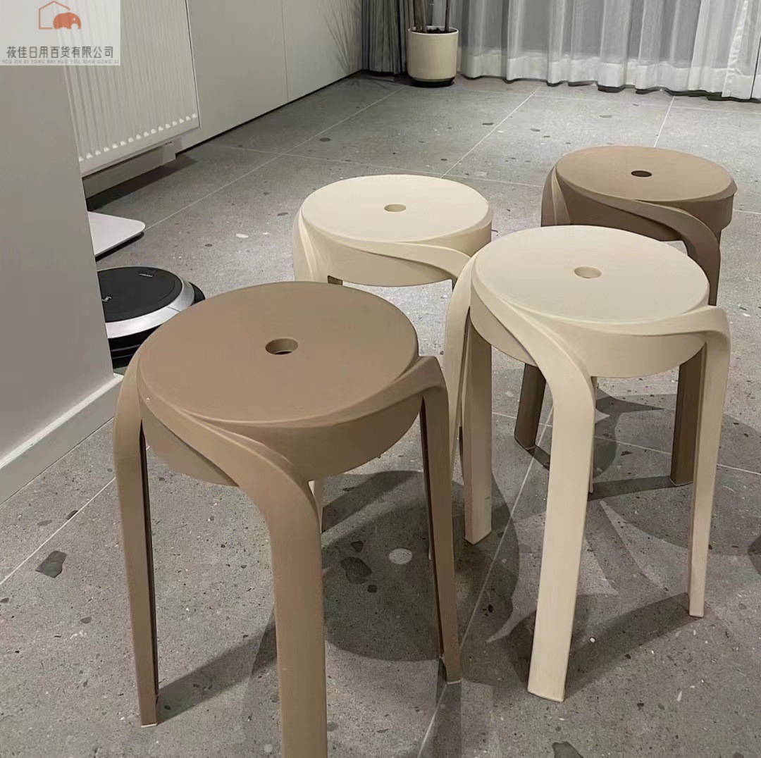 Ghế nhựa bán buôn nhà có thể xếp chồng lên nhau dày băng ghế cao lưới ghế màu đỏ phòng khách xếp chồng lên nhau phân tròn ghế ăn đơn giản Ghế nhựa bán buôn nhà có thể xếp chồng lên nhau dày băng ghế cao lưới ghế màu đỏ phòng khách xếp chồng lên nhau phân tròn ghế ăn đơn giản
