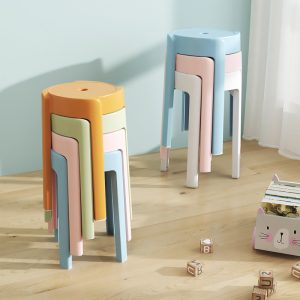 Ghế Nhựa cơn lốc phân Phong cách có thể xếp chồng lên nhau hộ gia đình dày ăn phân nhựa băng ghế cao dày thêm bàn ăn dự phòng