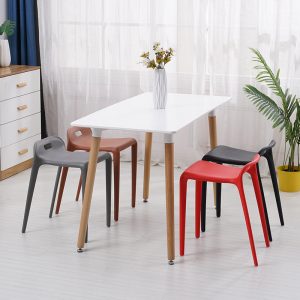 Ghế nhựa dày trưởng thành cao phân thời trang bàn ăn phân hiện đại ghế ngựa ghế ăn tại nhà ghế đơn giản chờ đợi phân