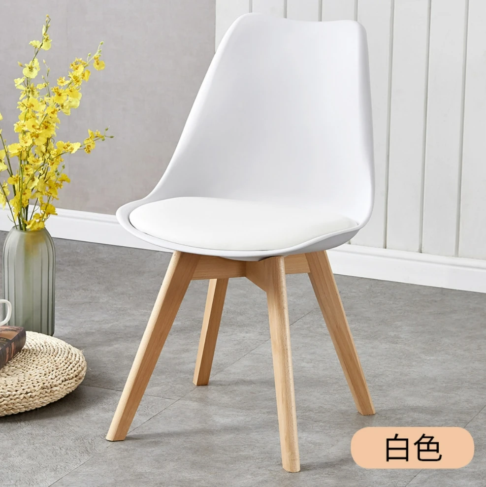 Ghế phòng ăn hiện đại chân gỗ Ghế bếp không tay Ghế đẩu nhỏ Ghế phòng khách bằng nhựa Ghế nhiều màu sắc - Hình 4 Ghế phòng ăn hiện đại chân gỗ Ghế bếp không tay Ghế đẩu nhỏ Ghế phòng khách bằng nhựa Ghế nhiều màu sắc - Hình 4