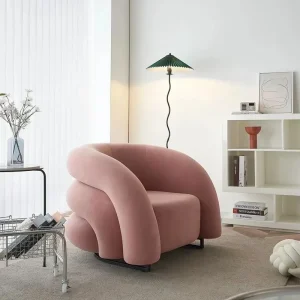 Ghế phòng chờ màu trắng Phòng khách sang trọng Thiết kế cá nhân Ghế phòng chờ hiện đại Ghế sofa đơn Chaise Pliante Furniture