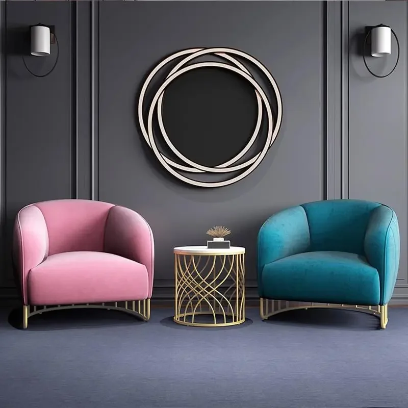 Ghế Phòng Khách Cao Cấp Nhung Hồng Cá Nhân Phòng Ăn Ghế Bành Bắc Âu Hỗ Trợ Lưng Poltrona Luxuosa Nội Thất Gia Đình MQ50KT Ghế Phòng Khách Cao Cấp Nhung Hồng Cá Nhân Phòng Ăn Ghế Bành Bắc Âu Hỗ Trợ Lưng Poltrona Luxuosa Nội Thất Gia Đình MQ50KT