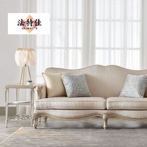Ghế quý phi Biệt thự tân cổ điển kiểu Pháp sang trọng ghế da longue vẻ đẹp ghế dài phòng ngủ Châu Âu gỗ chắc chắn ghế tựa sofa ghế đơn - Hình 2