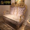 Ghế quý phi Italy Châu Âu vải bạch dương ghế sofa biệt thự phòng ngủ ghế dài Pháp đôi giải trí sofa