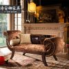 Ghế quý phi Mỹ Ghế Dài Longue Retro Gỗ Giường Cấp Phân Phòng Ngủ Châu Âu Ghế Sofa Đơn ngả Đồ Nội Thất