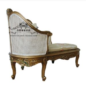 Ghế quý phi Người duy nhất của hoàng gia Ghế dài làm vườn kiểu Mỹ Phong cách châu Âu nghiên cứu bằng gỗ nguyên khối ghế sofa cửa sổ bay Ghế dài làm đẹp của đất nước Pháp - Hình 3