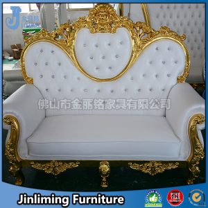 Ghế quý phi Nhà máy cung cấp trực tiếp cổ điển Châu Âu ghế đôi gỗ rắn chạm khắc sofa phòng ngủ ghế hình ảnh ghế ghế trang trí - Hình 2