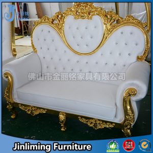 Ghế quý phi Nhà máy cung cấp trực tiếp cổ điển Châu Âu ghế đôi gỗ rắn chạm khắc sofa phòng ngủ ghế hình ảnh ghế ghế trang trí - Hình 3