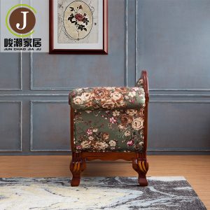 Ghế quý phi Phong Cách Châu Âu Ghế Gỗ Ghế Dài Tân Cổ Điển Sofa Vải Phòng Ngủ Ghế Dài Longue Ghế Tựa Phong Cách Trung Quốc Ghế Miễn Phí Vận Chuyển - Hình 4