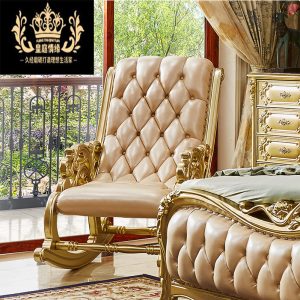 Ghế quý phi Phong Cách Châu Âu Gỗ Ghế Dài Ghế Bập bênh Sofa Kiểu Pháp Ghế Dài Phòng Ngủ Giường Cấp Phân Ghế Bập bênh Ghế Dài - Hình 2