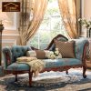 Ghế quý phi Phong cách Mỹ chắc chắn gỗ chaise longue vải ban công giải trí ghế sofa phòng ngủ làm đẹp ghế phong cách Châu Âu ghế tựa đơn