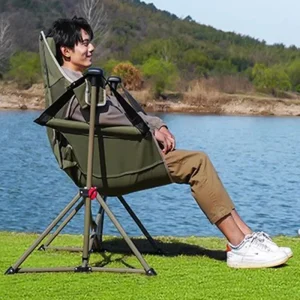 Ghế Rocking Cắm Trại Ghế Có Thể Gập Lại Ngủ Nắng Siêu Nhẹ Chaise Ghế Ngoài Trời Tân La De Playa Ban Công Nội Thất - Hình 2
