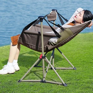 Ghế Rocking Cắm Trại Ghế Có Thể Gập Lại Ngủ Nắng Siêu Nhẹ Chaise Ghế Ngoài Trời Tân La De Playa Ban Công Nội Thất