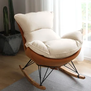 Ghế Rocking Ghế Phòng Khách Phòng Chờ Gỗ Hiện Đại Thoải Mái Ghế Phòng Khách Lười Tân La Plegable Đồ Nội Thất