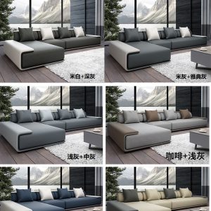 Ghế Sofa chữ L, màu sắc sang trọng, tinh tế, phù hợp với mọi không gian. - Hình 2
