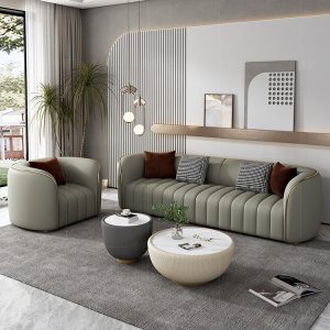 Ghế Sofa da cao cấp nhẹ, lớp đầu tiên da bò. - Hình 4