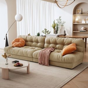 Ghế Sofa đám mây Baxter phòng nhỏ Phòng khách bằng vải đơn giản kiểu kiểu Italy lười xuống phong cách wabi-sabi hiện đại Bắc Âu