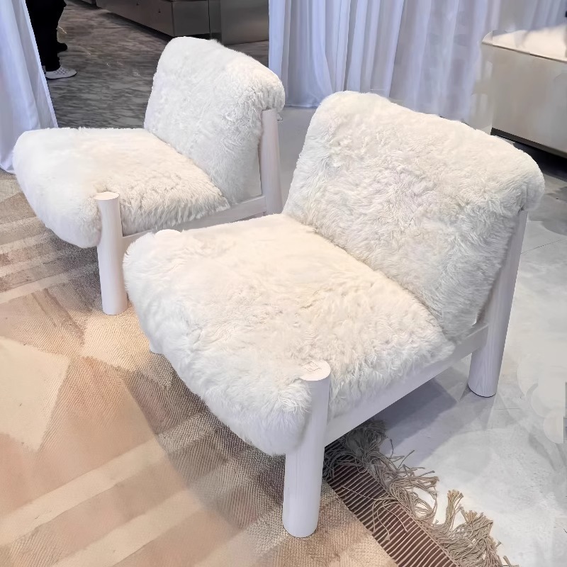 Ghế Sofa Đơn Gỗ Cao Cấp Tần Bì Bọc Vải Lông Cừu Cao Cấp Ghế Sofa Đơn Gỗ Cao Cấp Tần Bì Bọc Vải Lông Cừu Cao Cấp