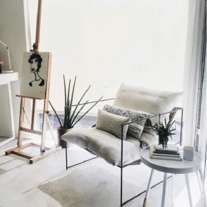 Ghế Sofa Đơn Phong cách châu Âu Ghế Lười Sang Trọng Sắt Ghế Ăn Phòng Khách Hiện Đại Nhà Thiết Kế Nội Thất Đàm Phán Nội Thất Thư Viện - Hình 2
