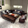 Ghế Sofa gỗ mun kiểu Trung Quốc mới 123 sự Guochao biệt thự sang trọng khách sạn phòng khách Zen đồ nội thất bằng gỗ nghệ thuật