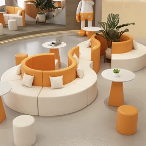 Ghế Sofa Hình Đặc Biệt, Quán Cà Phê Đàm Phán, Quầy Lễ Tân, Quán Cà Phê Sofa Bàn Ghế Kết Hợp - Hình 3