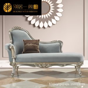 Ghế sofa kiểu Mỹ bọc da Ghế sofa vải kiểu Mỹ phòng khách kết hợp kiểu Pháp nhẹ nhàng sang trọng phòng ngủ kiểu Pháp Ghế dài chạm khắc
