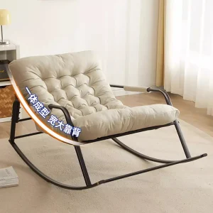 Ghế Sofa Lười Rocking Phòng Ngủ Ghế Ngoài Trời Chống Bẹp Đầu Phòng Chờ Ghế Bành Bắc Âu Đọc Giọng Thoải Mái Poltrona Salon Nội Thất - Hình 4