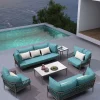 Ghế Sofa Ngoài Trời Cao Cấp Bắc Âu Dây Ghế Ngoại Ô Ban Công Sân Vườn Biệt Thự Giải Trí Chống Thấm Nước Và Chống Nắng