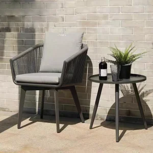 Ghế Sofa Ngoài Trời Cao Cấp Cho 3 Người Còn Lại Ghế Ăn Bàn Trong Vườn Giường Đơn Hợp Kim Nhôm Mây Chống Thấm Nước Lửng - Hình 3