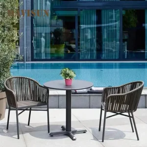 Ghế Sofa Ngoài Trời Cao Cấp Cho 3 Người Còn Lại Ghế Ăn Bàn Trong Vườn Giường Đơn Hợp Kim Nhôm Mây Chống Thấm Nước Lửng