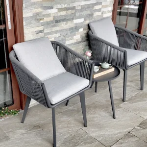Ghế Sofa Ngoài Trời Cao Cấp Cho 3 Người Còn Lại Ghế Ăn Bàn Trong Vườn Giường Đơn Hợp Kim Nhôm Mây Chống Thấm Nước Lửng - Hình 4